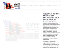 Tablet Screenshot of minnesotamilitaryfamilyfoundation.org